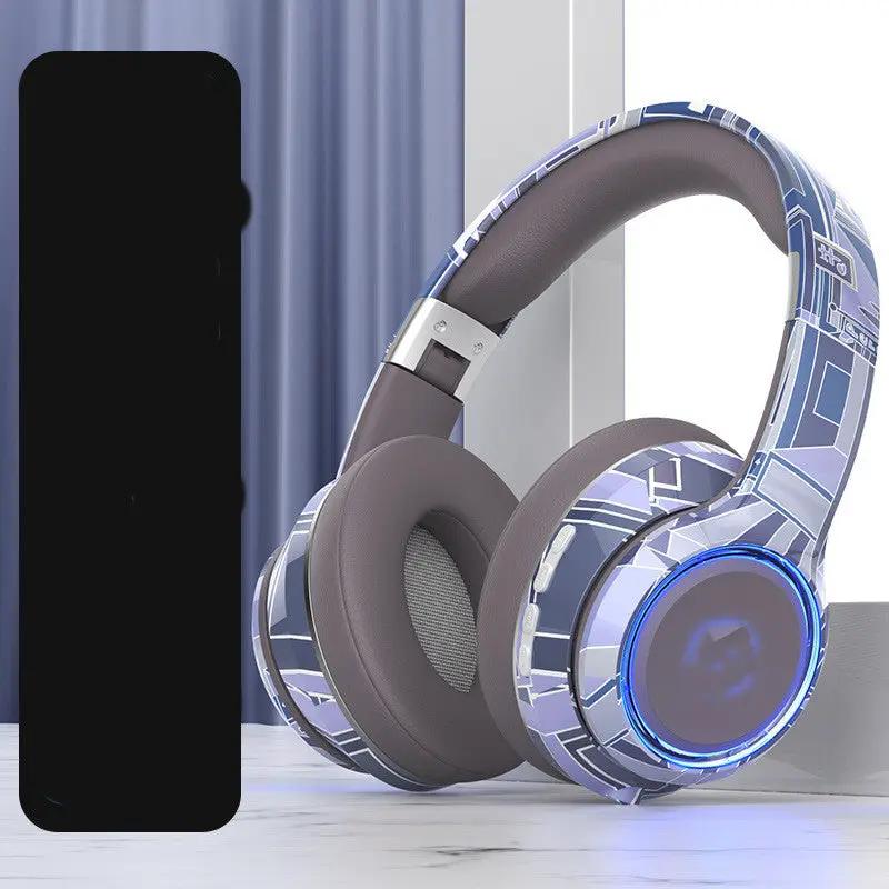 Bluetooth Headphones 5.2 Pluggable Illumination by Dropshipman