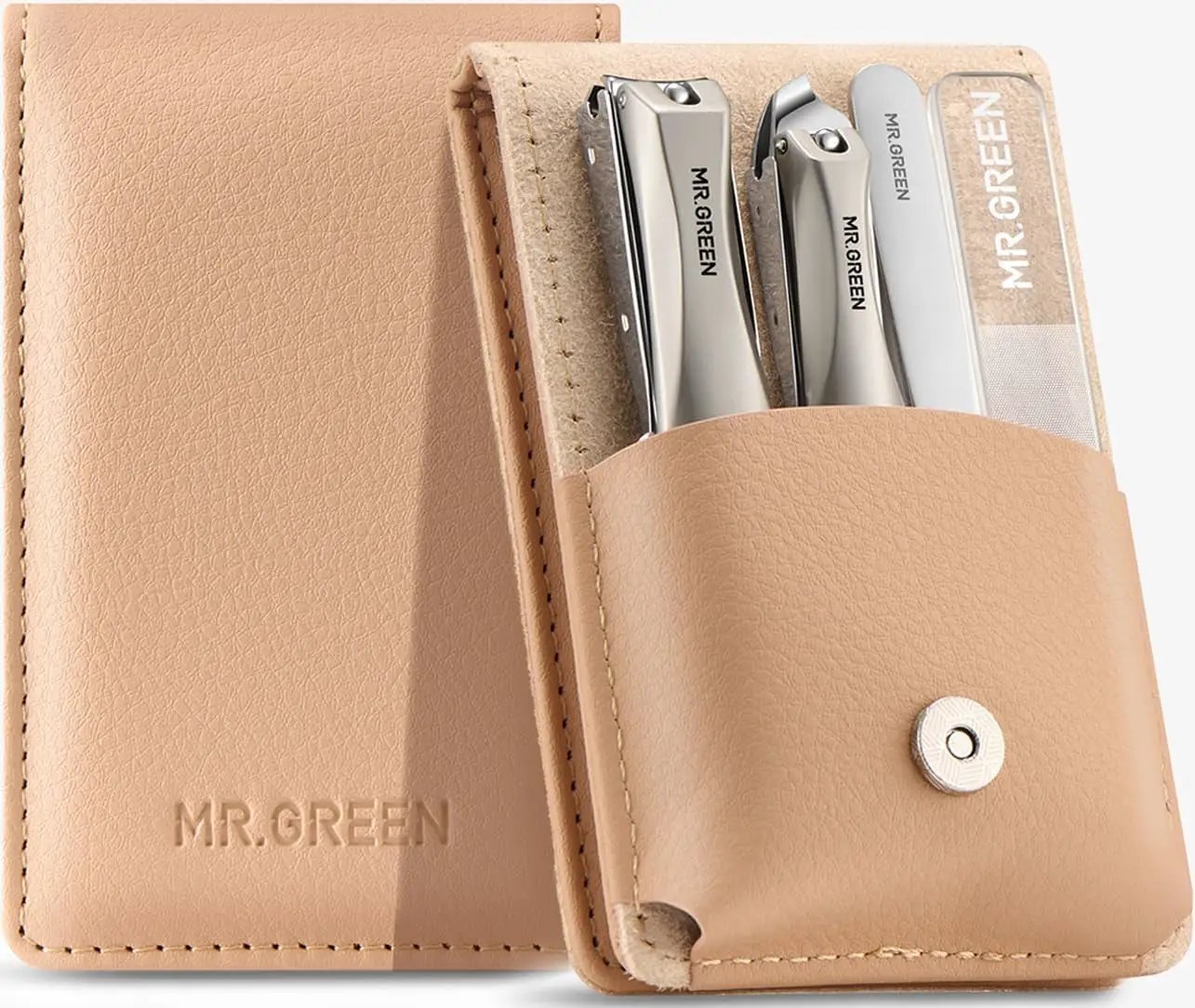 Premium 3-Piece Nail Clipper Set - Stainless Steel Nail & Slant Edge Toenail Cutter for Men and Women by All Mart Bristol Ltd