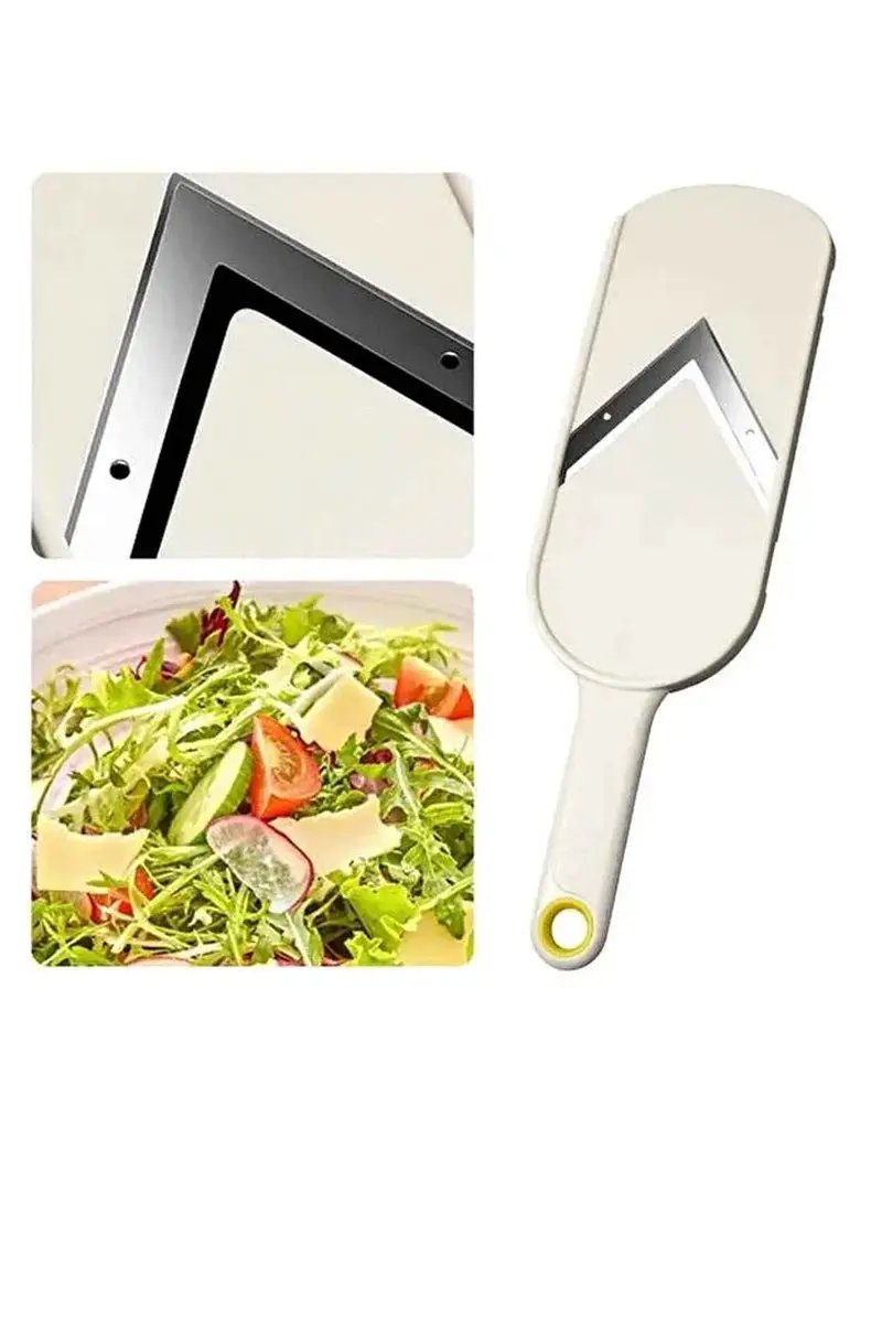 Stainless Steel Blade Vegetable Chopper Slicer Non Slip Base Cabbage Carrot, Salad Onion Cutter by All Mart Bristol Ltd