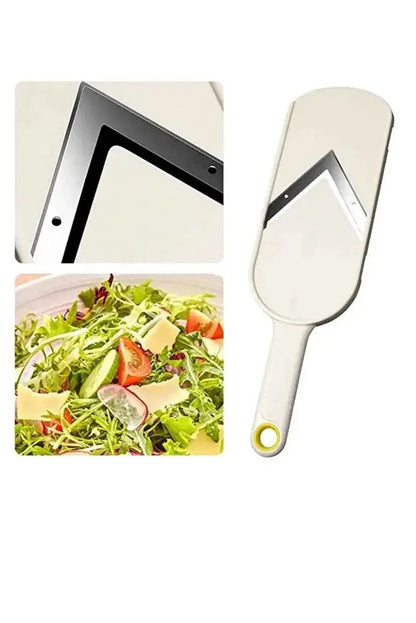 Stainless Steel Blade Vegetable Chopper Slicer Non Slip Base Cabbage Carrot, Salad Onion Cutter by All Mart Bristol Ltd