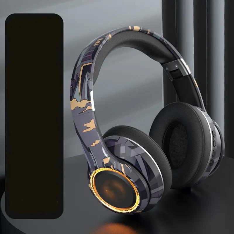 Bluetooth Headphones 5.2 Pluggable Illumination by Dropshipman