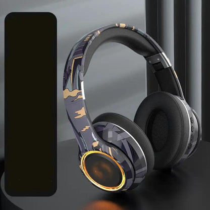 Bluetooth Headphones 5.2 Pluggable Illumination by Dropshipman