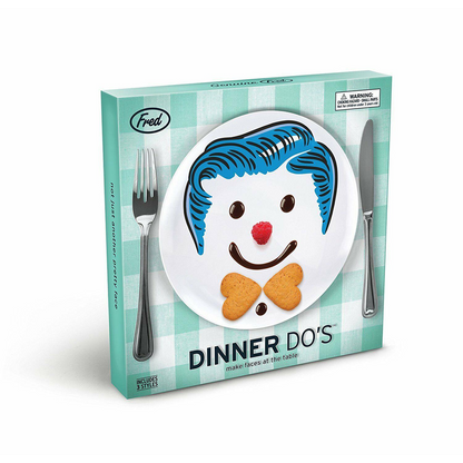 Fred Childrens Dinner Plate `Dinner Do's` Boy Design by Fred & Friends