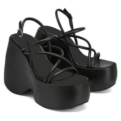 SpringSummer New Womens Stylish French-Style Sandals For Outwear by Dropshipman