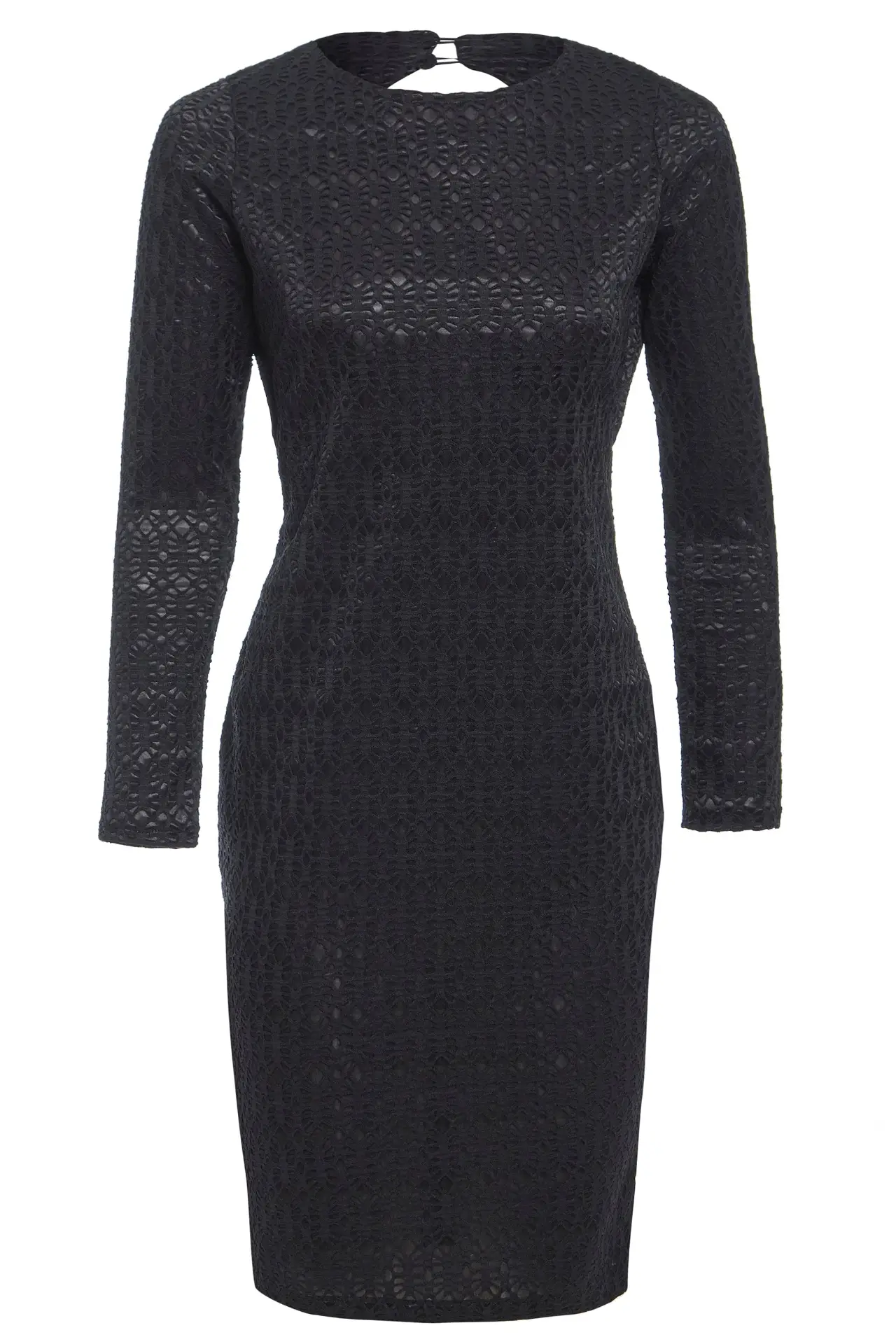 Black Twisted Backless Dress by All Mart Bristol Ltd