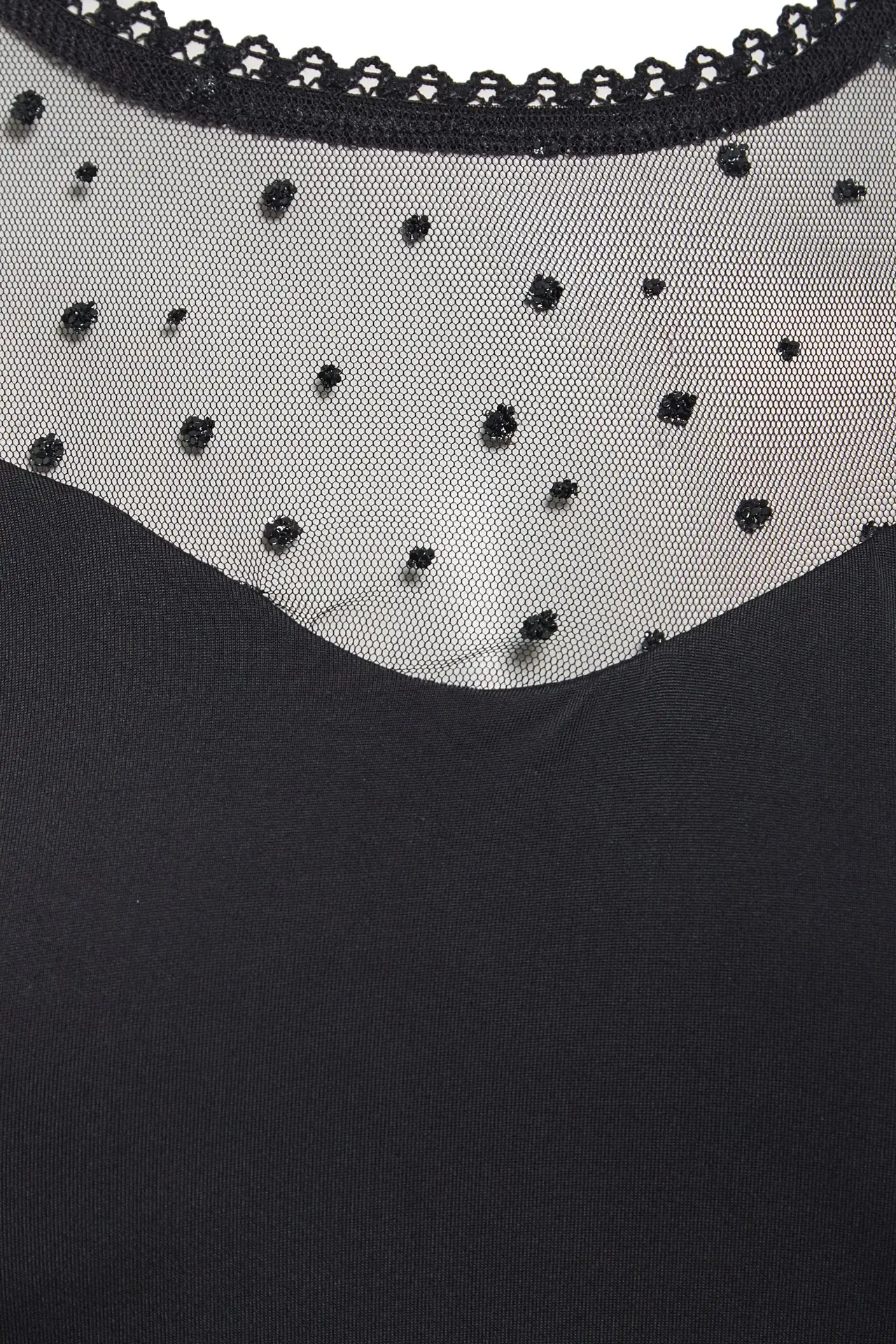 Long-Sleeve Mesh Bodysuit by All Mart Bristol Ltd