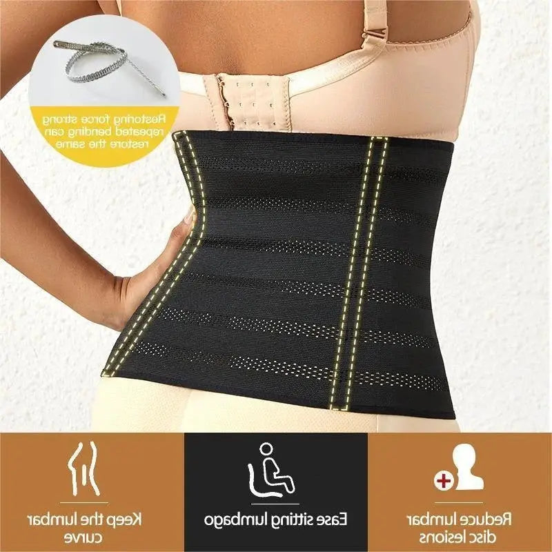 Abdominal Belt for Women Sports Shaper Waist Slimming Belly Reducing Waist Support Body Shaping Trainer Waist Cincher by All Mart Bristol Ltd
