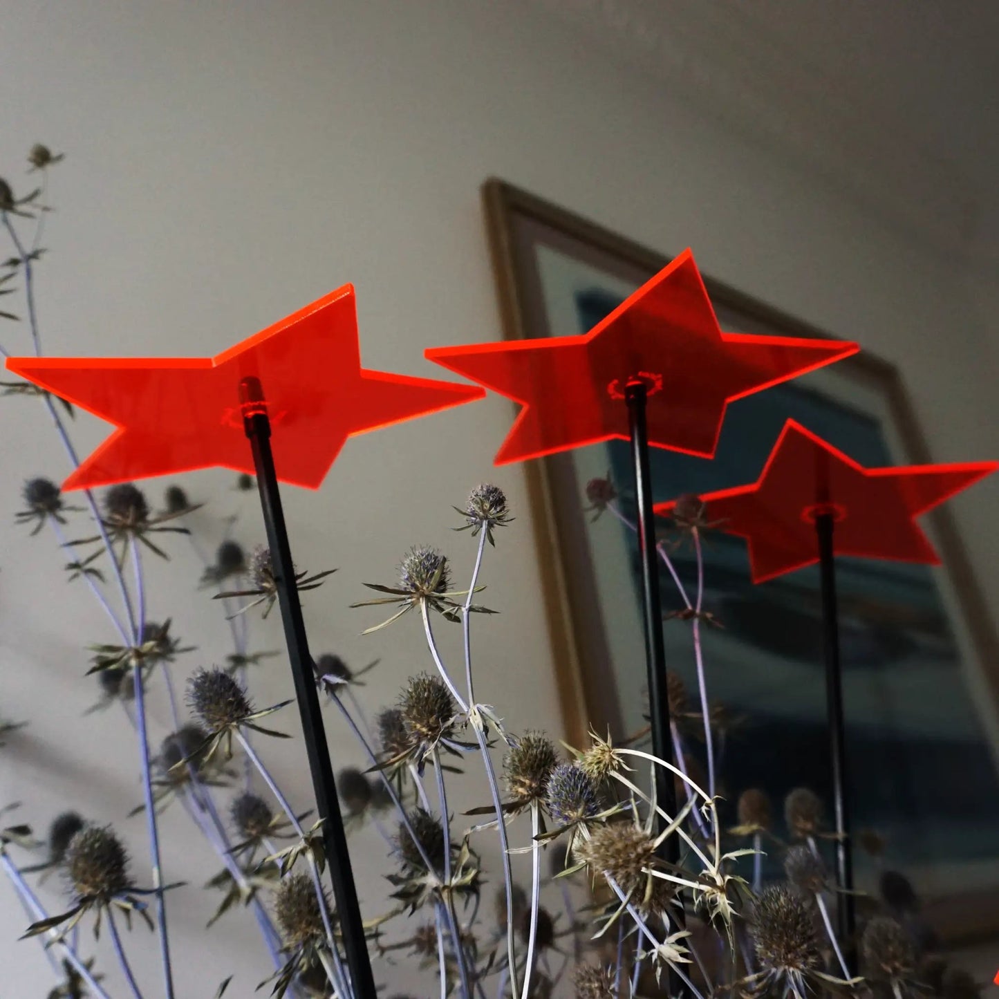 Large Garden Décor Ornaments Set of 3 'Shining Star' by Sun Catcher Garden Decor