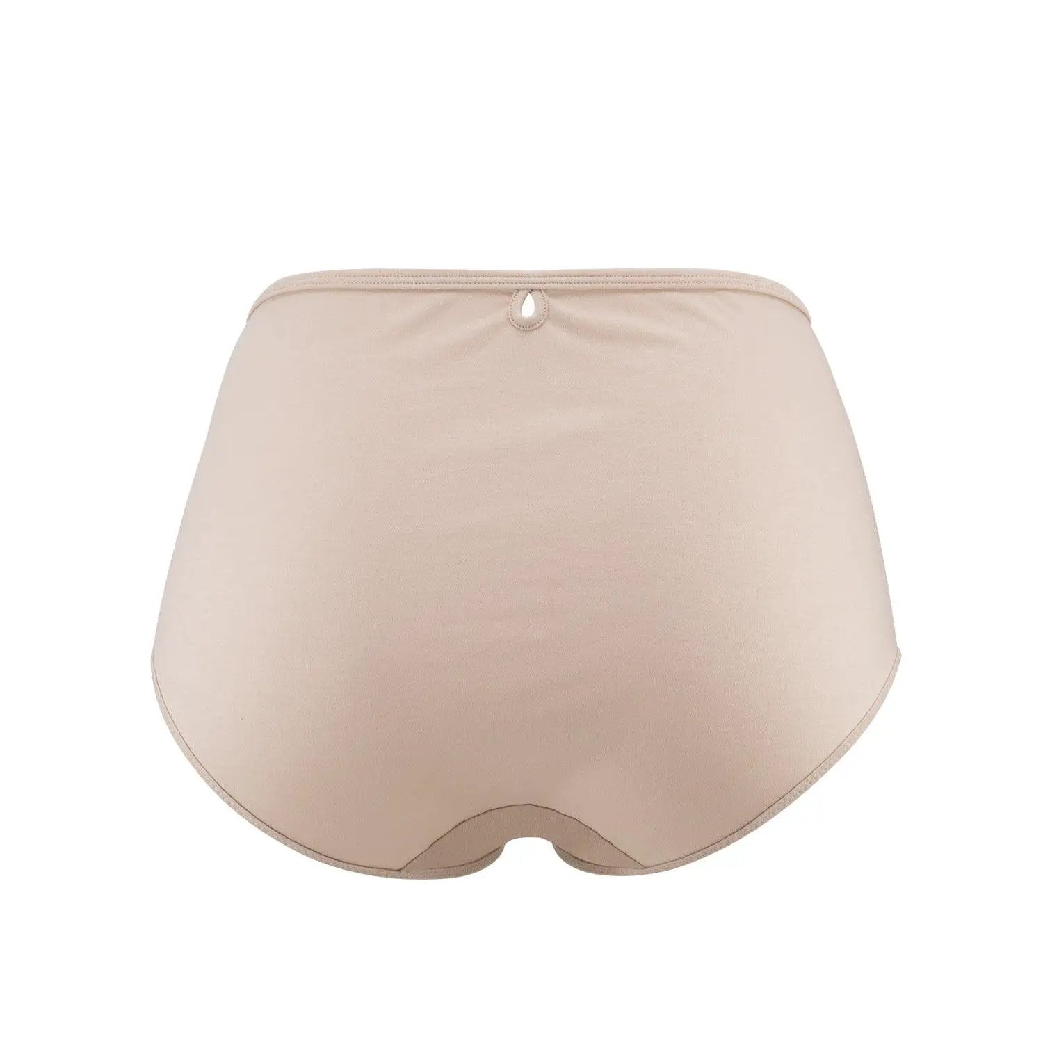 Vanessa- Silk & Organic Cotton Full Brief in Skin Tone Colours by Juliemay Lingerie