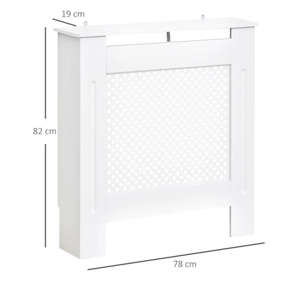 78Lx19Wx82Hcm Radiator Cover Heating Cabinet Grill Style Diamond Design by HOMCOM