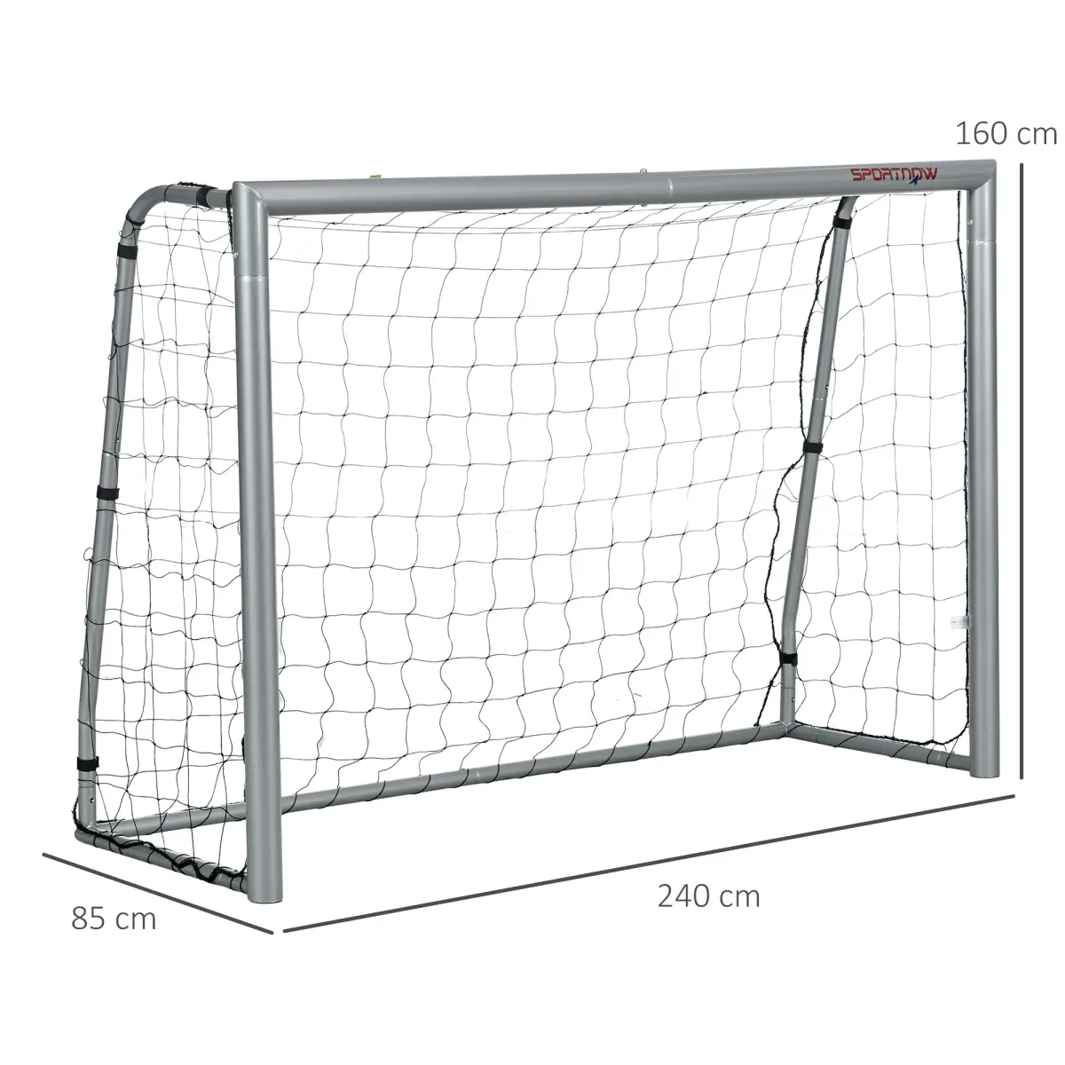 SPORTNOW 8ft x 5ft Football Goal, Simple Set Up Football Training Net by SPORTNOW
