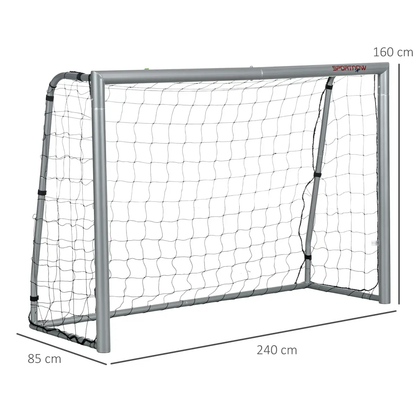 SPORTNOW 8ft x 5ft Football Goal, Simple Set Up Football Training Net by SPORTNOW