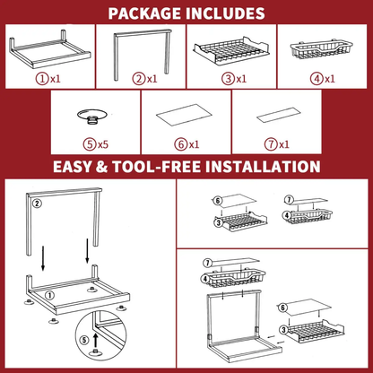 VINSANI METAL UNDER SINK STORAGE 1010498 by Vinsani