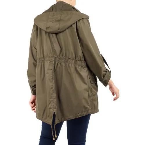 Ladies Brave Soul Plus Size Rain Mac - Raveplain by Brave Soul