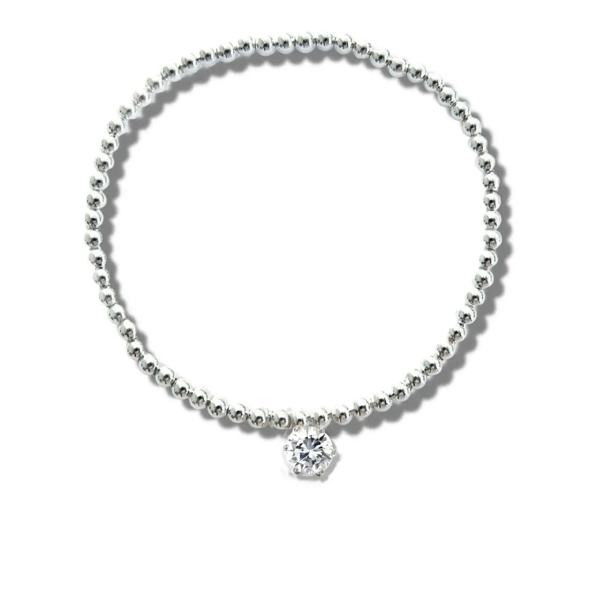 40th Birthday Cubic Zirconia Silver Bracelet & Gold Balloon Hamper by Aye Do Gifts