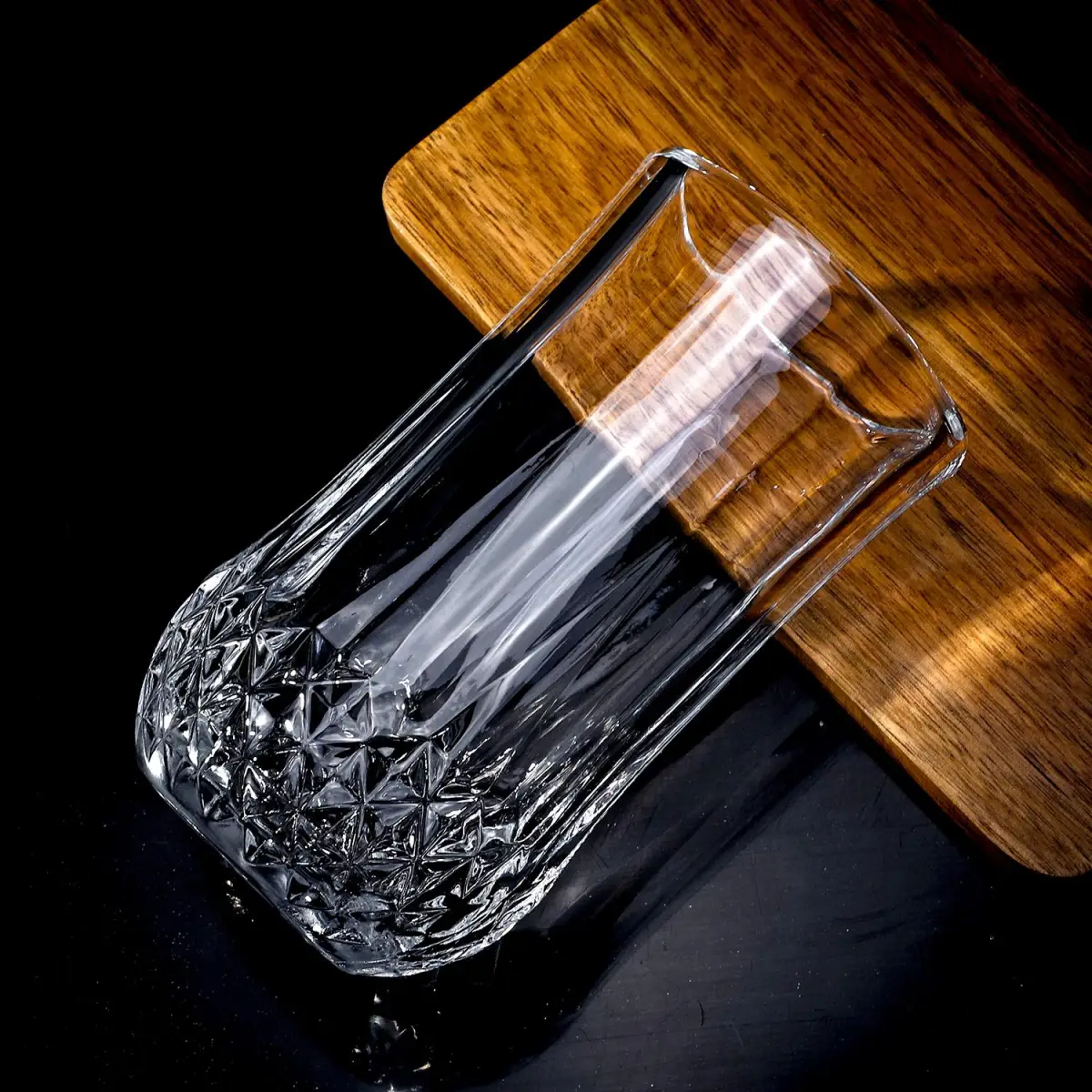Vinsani 350ml Crystal Tall Glasses 6pcs 1010497 by Vinsani