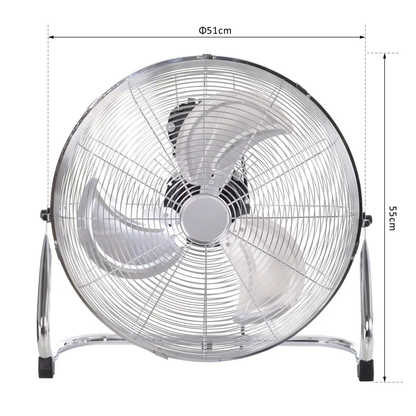 HOMCOM 55cm 100W Tower Fan Home Office Moving Oscillation with 3-Speed Wind by Unbranded