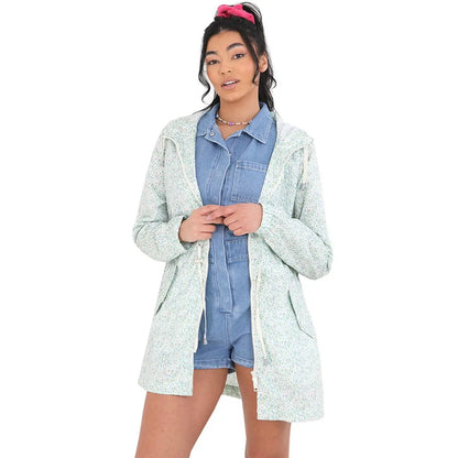 Ladies Brave Soul Lolo Ditsy Rain Mac by Brave Soul