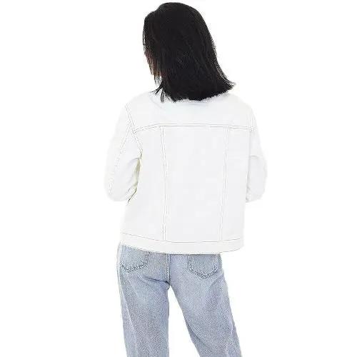 Ladies Brave Soul Blooms Denim Jacket by Brave Soul