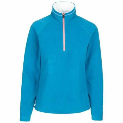 Ladies Trespass Skylar Half Zip Top Fleece Jumper by Trespass