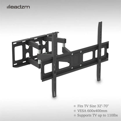 32-70 Inch Double Pendulum Large Base TV Stand Tmds-101 Bearing 50Kg/Vese600*400/Upper And Lower-10~ 10° by N/A