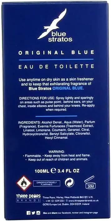 Blue Stratos Eau De Toilette Spray 100ml by Blue Stratos