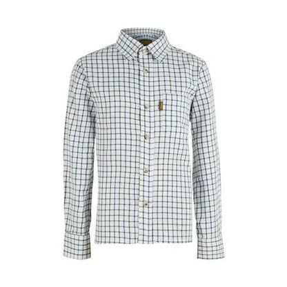 Kids Game Tattersall Check Shirt by Game Technical Apparel