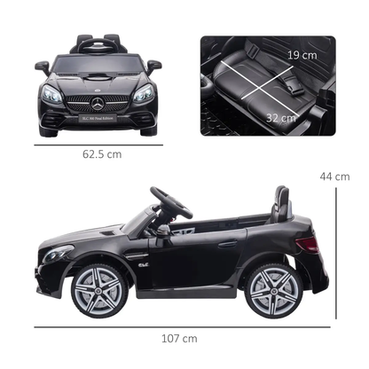 Benz 12V Kids Electric Ride On Car W/ Remote Control Music Black by HOMCOM