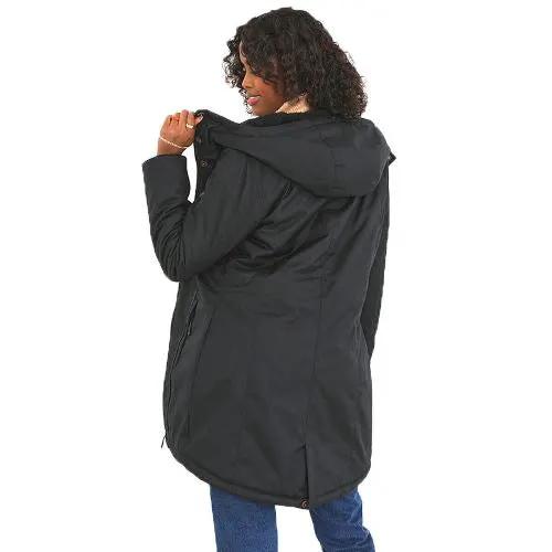 Ladies Brave Soul Vicky Long Coat by Brave Soul