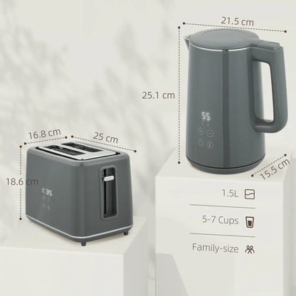 Kettle and Toaster Set by N/A