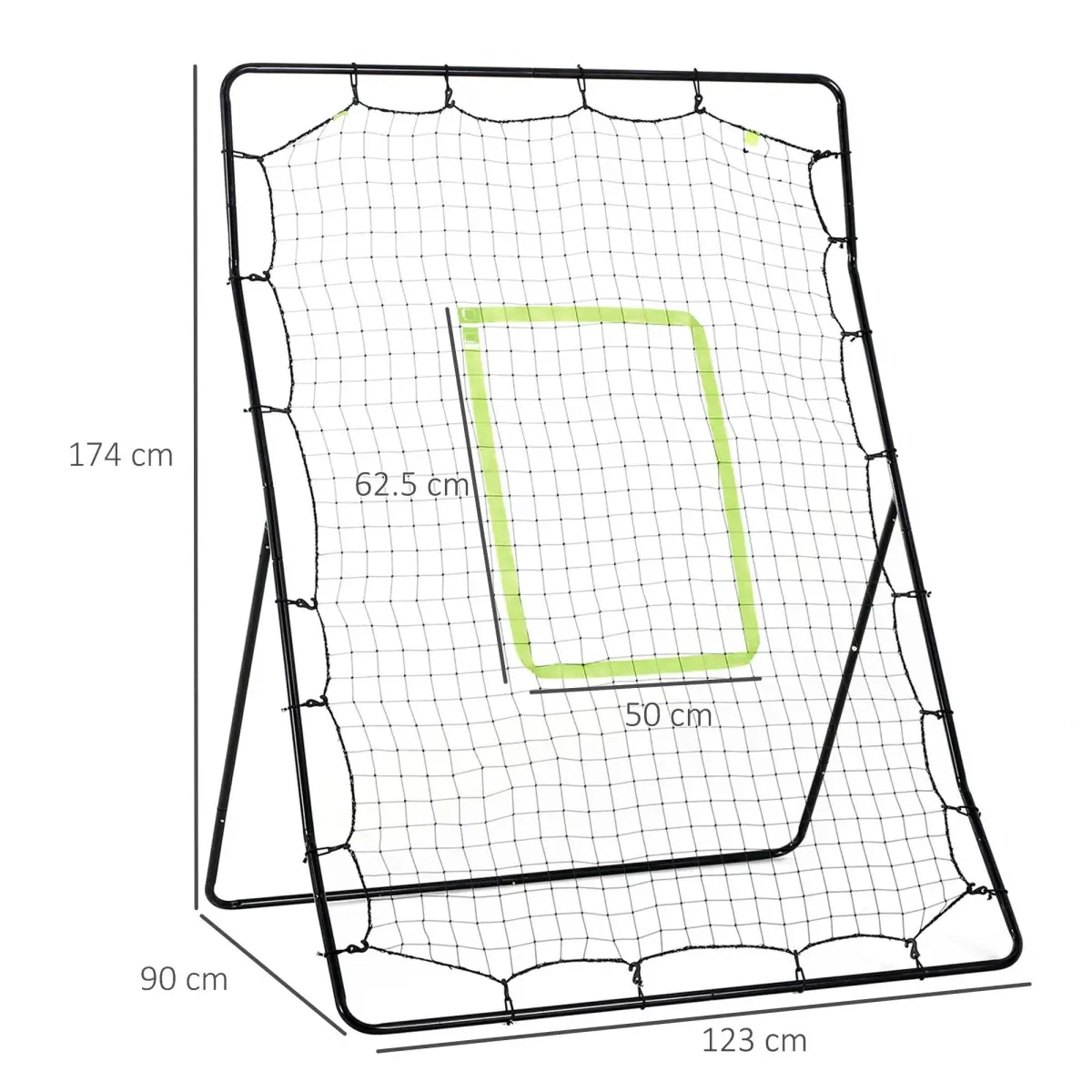 Rebounder Net Aid Multi-Sports Goal Play Teens Adults Baseball Softball Training by Unbranded