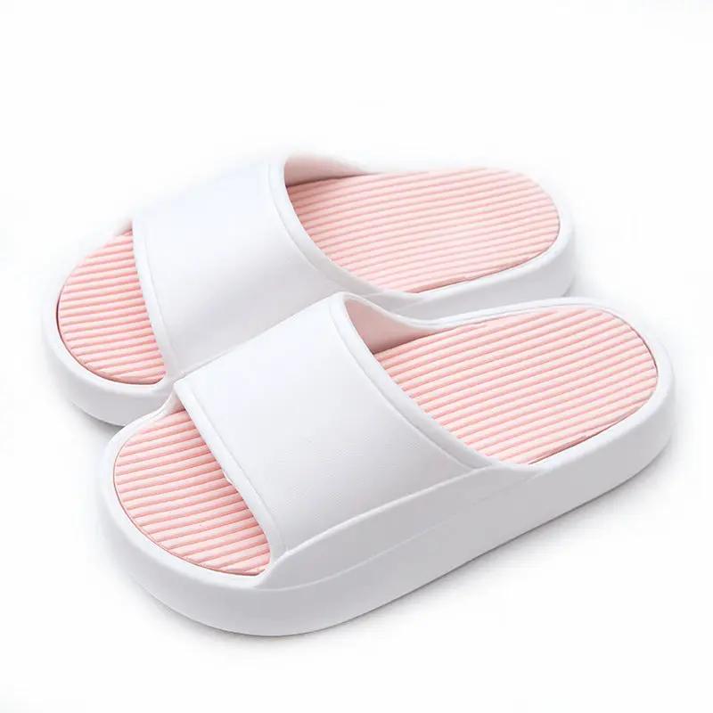 Anti-slip Thick Bottom Feces Feeling Couple Slippers by Dropshipman