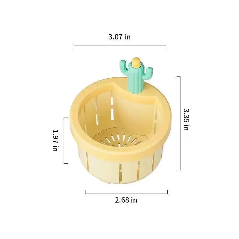 Cactus Sink Strainer, Kitchen Sink, Handwashing Sink, Drain Filter for Leftover Food and Garbage, Drain Basket by All Mart Bristol Ltd