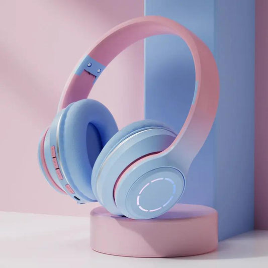 Gradient Bluetooth Headset Foldable Wireless by Dropshipman