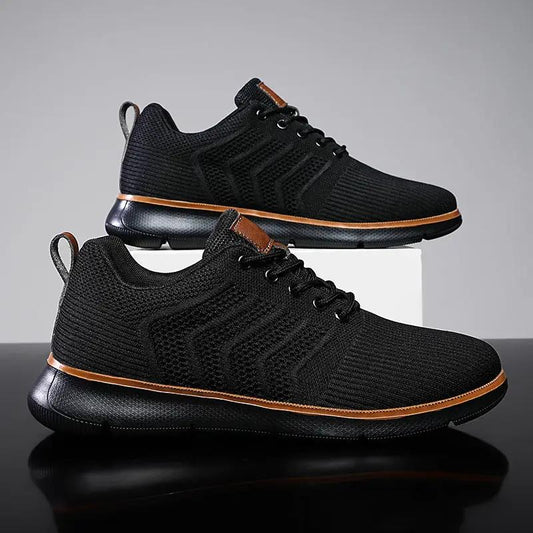 Plus-size Mens Shoes Flyknit Mesh Shoes Casual Sports Shoes by Dropshipman