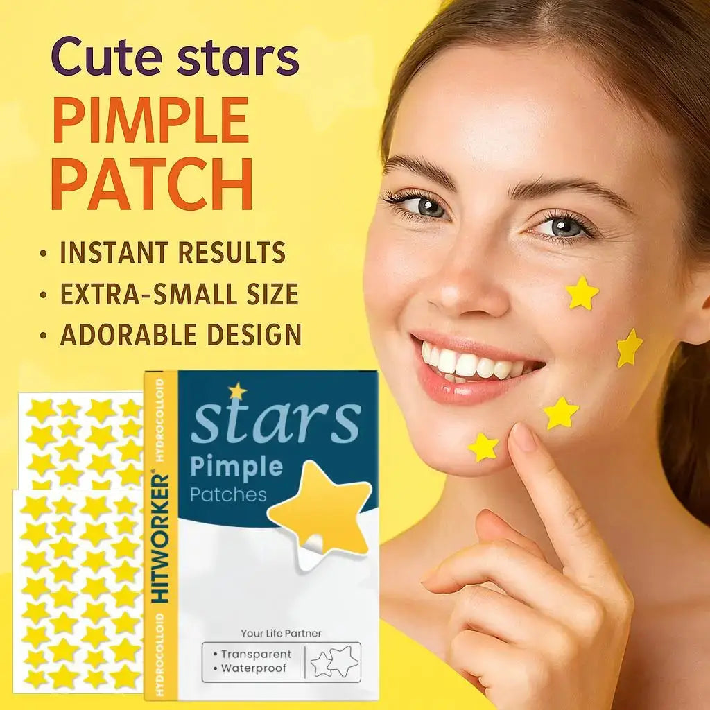 Star Acne Patches 240/480/720 Pieces, High-Quality Emergency Kit, Invisible Hydrogel Absorbs Pus Quickly, Reduces Swelling, Cute by All Mart Bristol Ltd