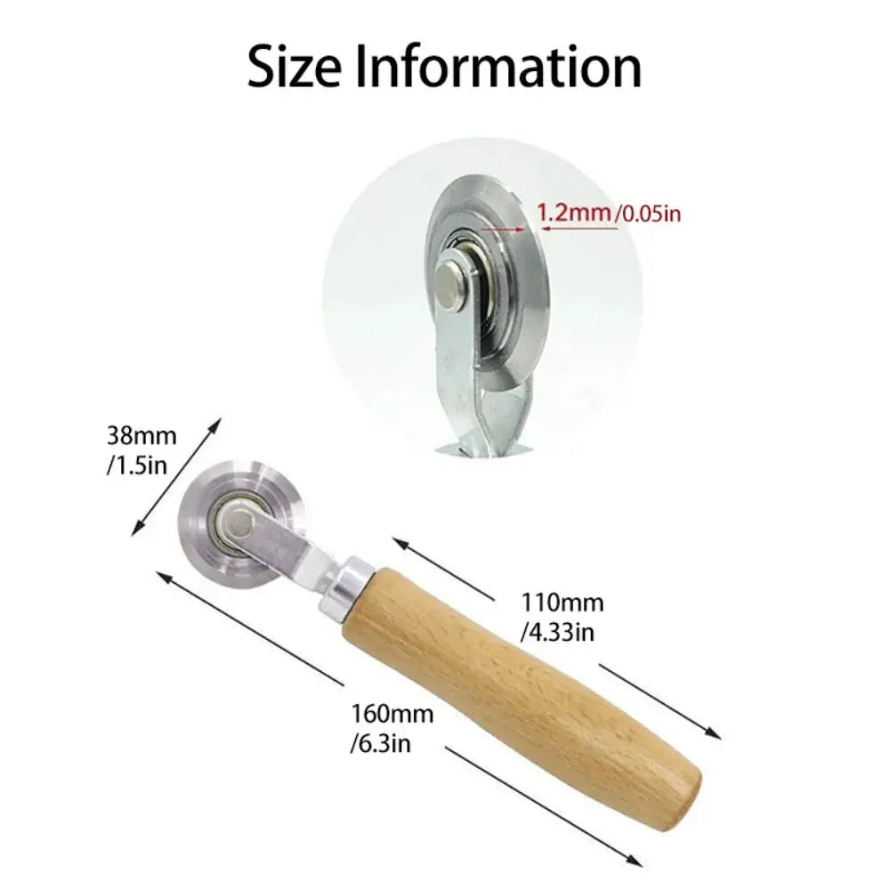 1 DIY Creasing Wheel - Craft Creasing Machine, Crease Creasing Tool, Home DIY, Ergonomic Handle by All Mart Bristol Ltd