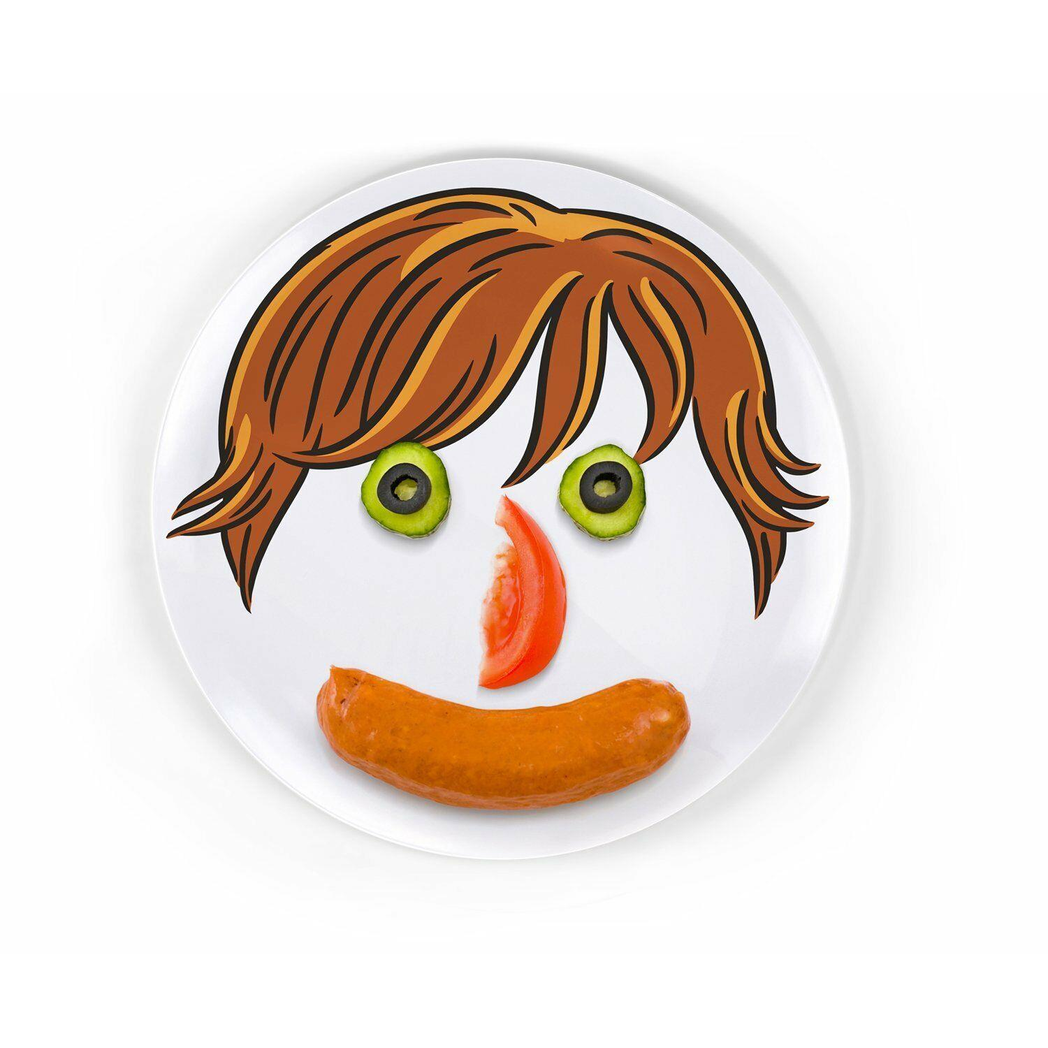 Fred Childrens Dinner Plate `Dinner Do's` Boy Design by Fred & Friends
