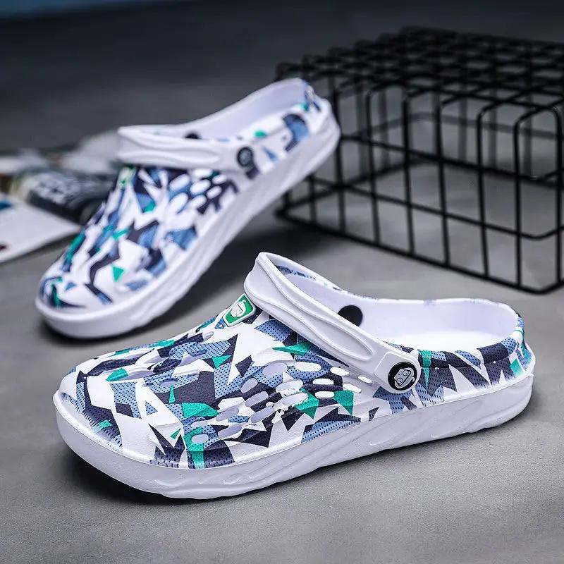 Men's Casual Breathable Camouflage Personalized Slippers by Dropshipman