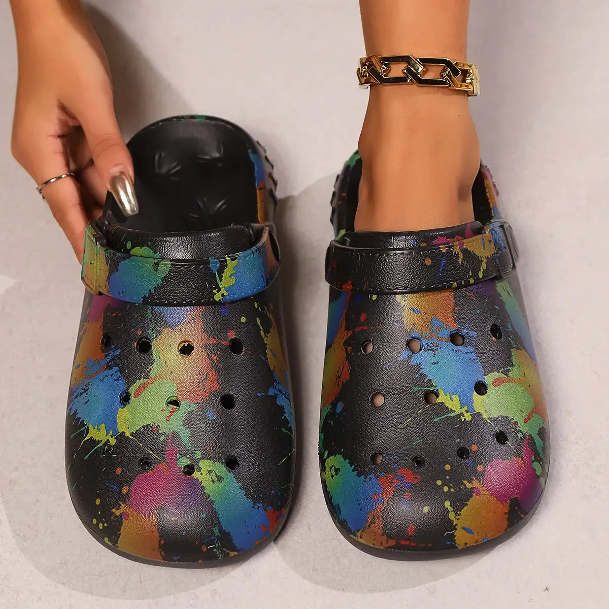 Ladies' casual slippers and beach shoes by All Mart Bristol Ltd