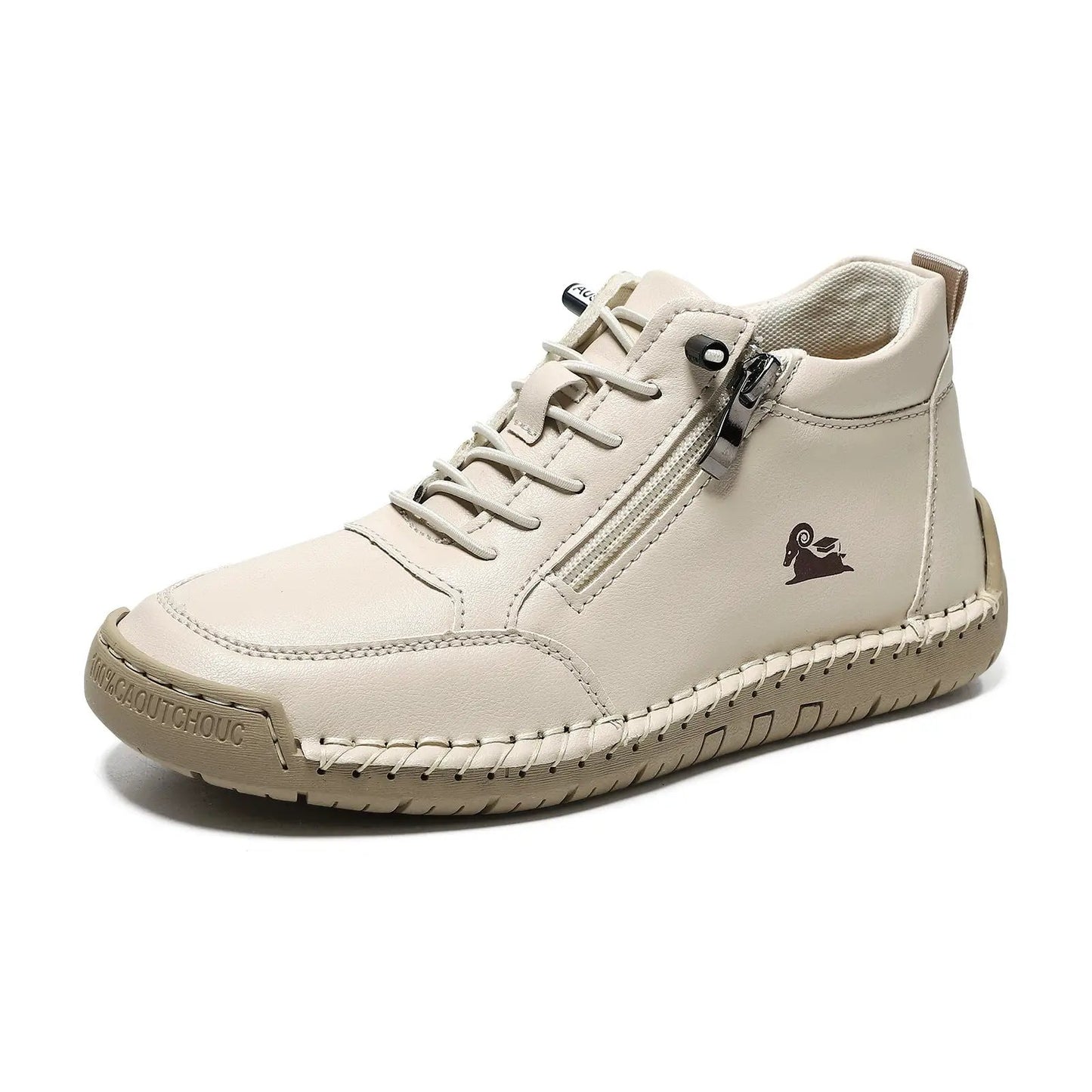 Hand-stitched Womens Shoes Soft Sole Flat Casual by Dropshipman