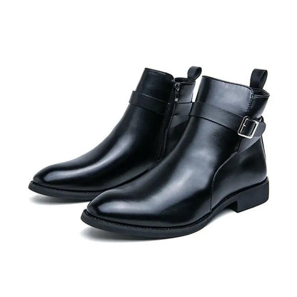 High-top British Fall Winter Men Western Boots Men by Dropshipman