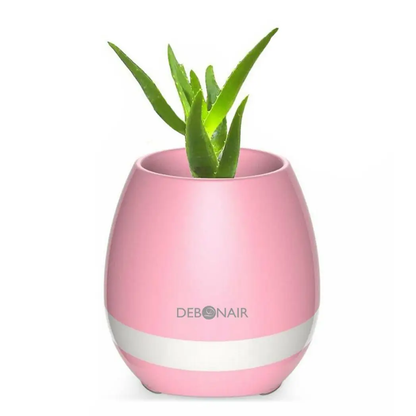 Debonair Music Flower Pot Bluetooth Speaker for Bedroom, Office & Living Room[Pink] by Debonair