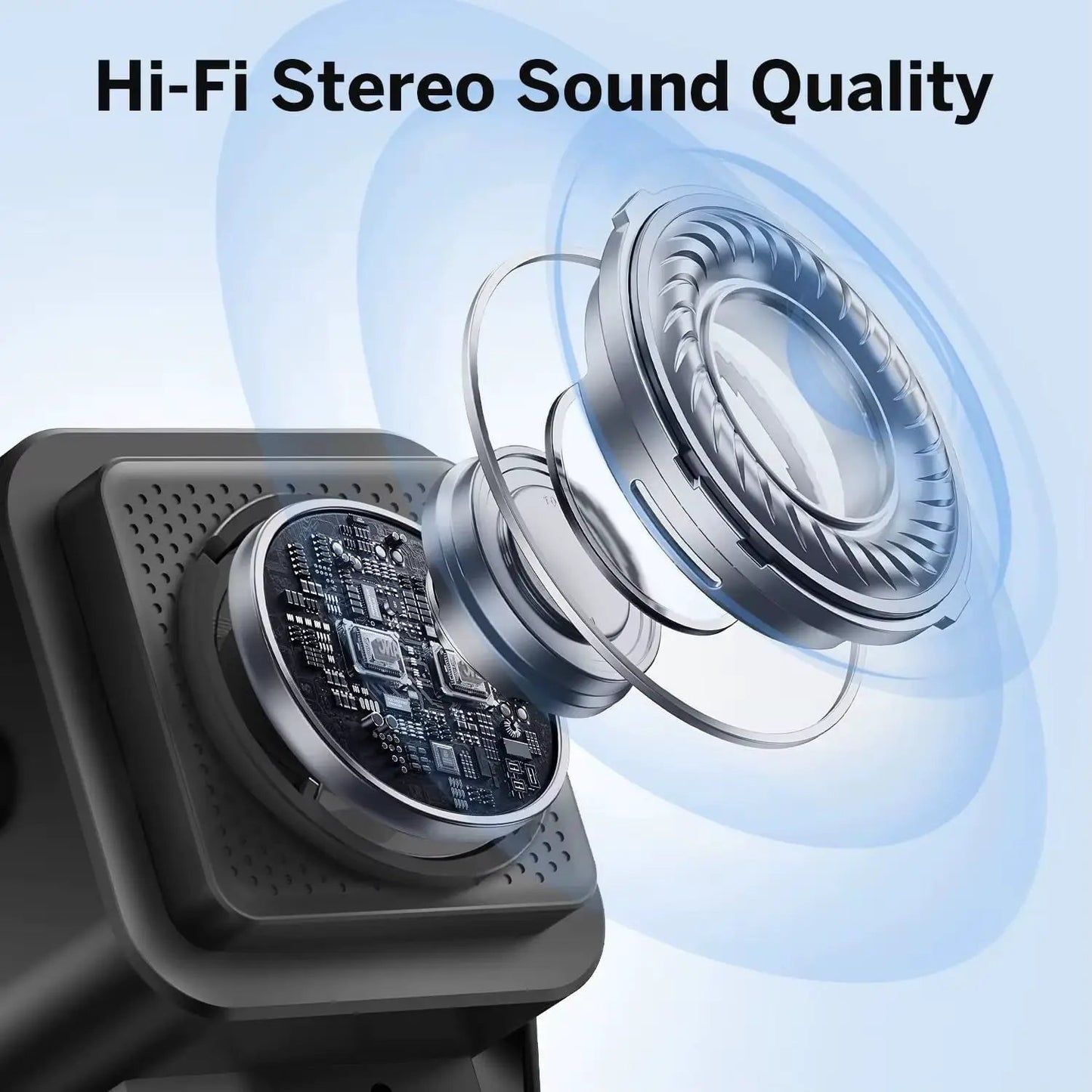 (Upgraded)5 in 1 Auto-Induction 5000Mah Wireless Induction Speaker 8 RGB Lights HIFI Sound Portable Bluetooth Phone Holder Gifts by All Mart Bristol Ltd