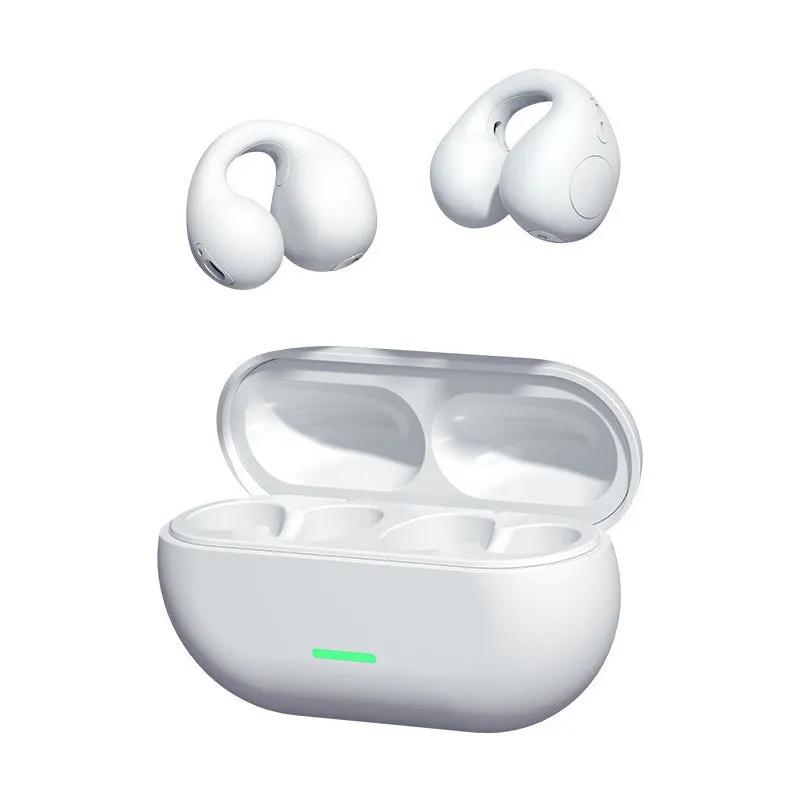 Wireless Ear Clip Bluetooth Headset TWS Comfortable Wear Not In-Ear Sports Wireless Bone Conduction 5.3 Bluetooth Headset by Dropshipman