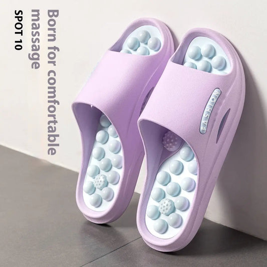 Ball Massage Sandals Bathroom Bath Non-slip Wear-resistant Anti-slip Bath Mat Pedicure by Dropshipman