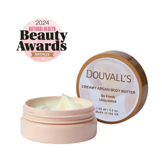 Organic Creamy Argan Body Butter 60ml | Luxurious Hydration in Six Scents by All Mart Bristol Ltd