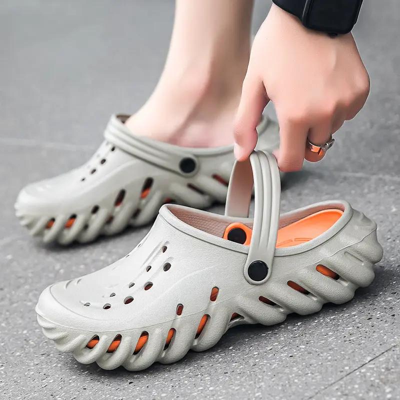Hole Shoes Men's Slippers Sandals Outdoor Non-slip by Dropshipman
