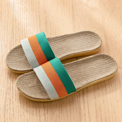 Linen Slippers Deodorizing Sweat-absorbing And Quiet by Dropshipman