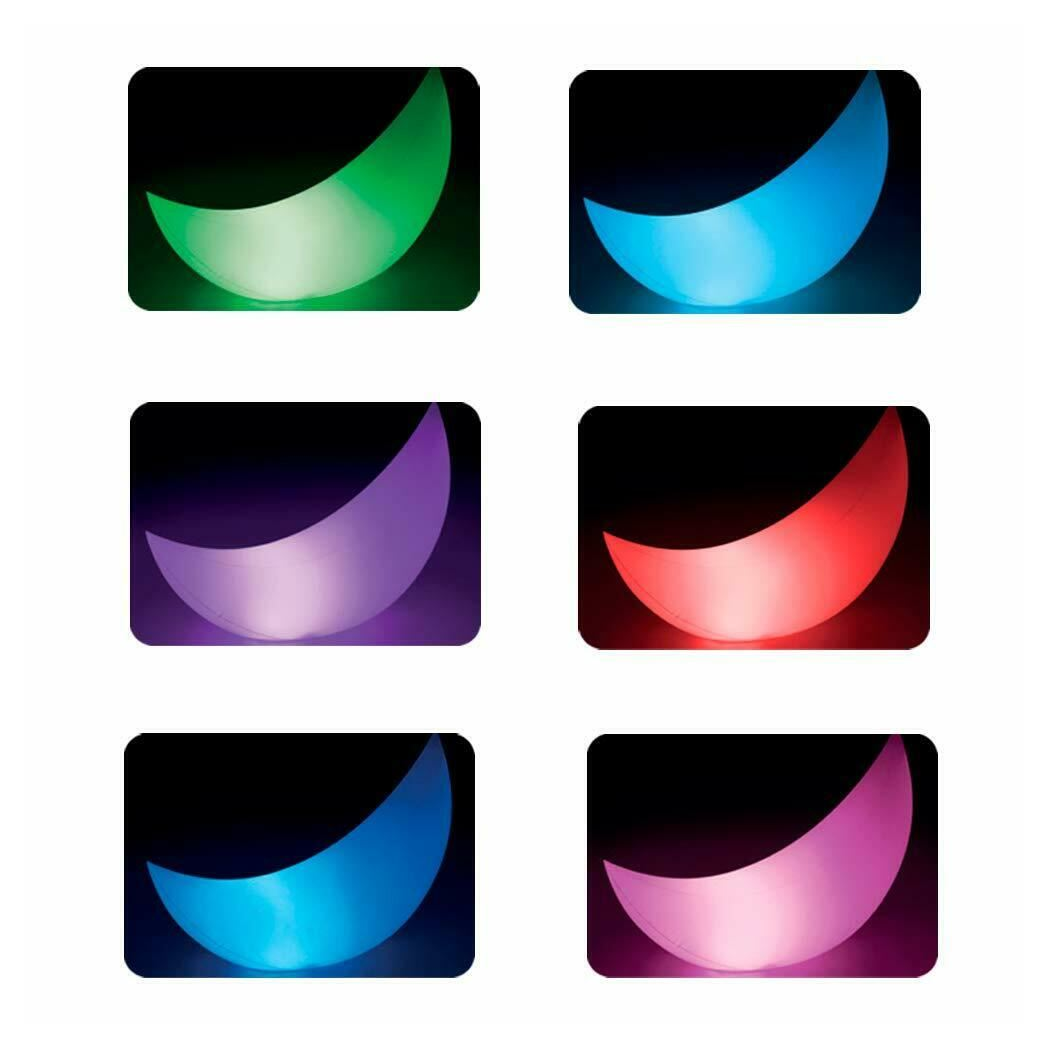 Intex LED Floating Moon Crescent Light for Garden Lighting, 1.35m x 43cm x 89cm by Intex